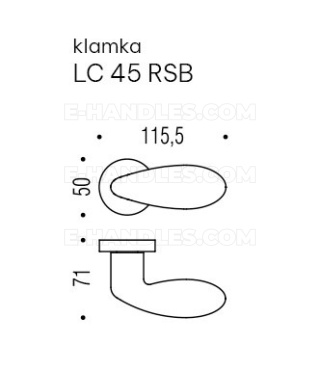 Klamka Colombo Design Drop CR - chrom