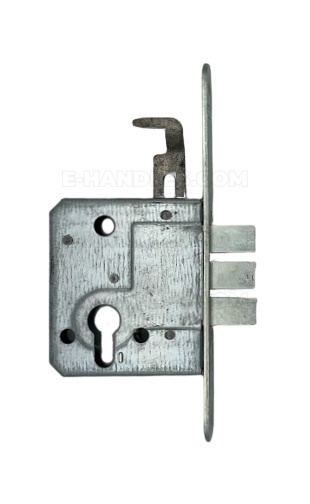 Zamek METAL dodatkowy górny Z55 KMT z podpięciem 55mm ocynk biały