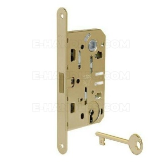 Zamek magnetyczny na klucz 90/50 mosiądz mat F18 AGB B061015023 Mediana POLARIS 2XT