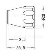 Wkładka EVVA Akura 44 Magnetic, 112 (56x56), klucz-klucz, nikiel, 3 klucze