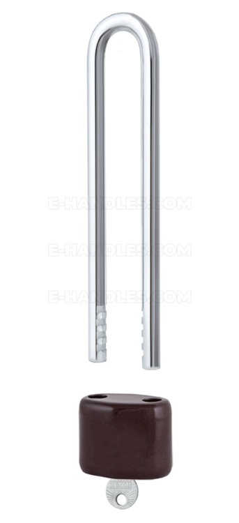 Kłódka TOKOZ 112/50 LONG – długi pałąk 130mm Ø9 mm, 3 klucze