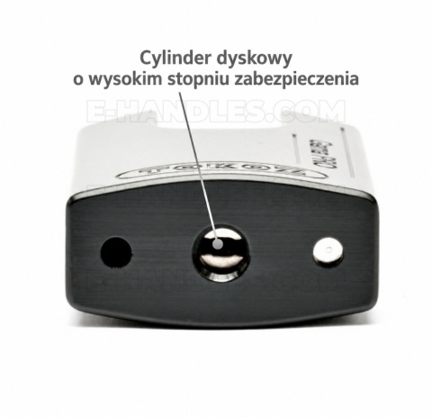 Kłódka bezpieczeństwa TOKOZ GAMA 60 CS Black, kryty pałąk 12 mm, 3 klucze