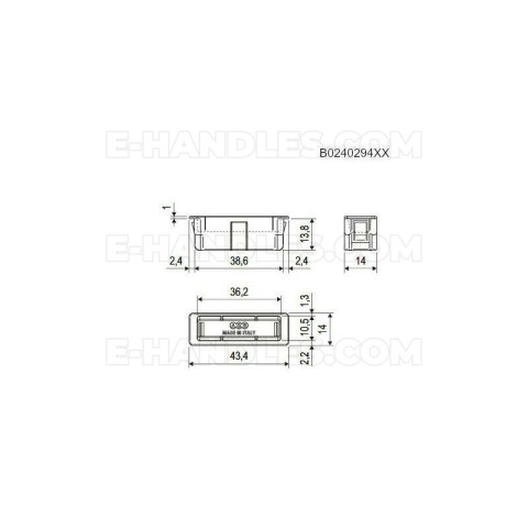 Wkład zaczepu EASY-FIX 14mm z magnesem regulowany biały RAL 9016 AGB B0240294FM